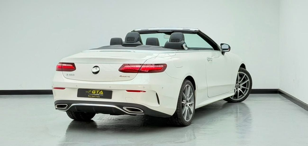 مرسيدس بنز E 450 STD 2021 Mercedes-Benz E450 Cabriolet, 1 Year Unlimited Km Warranty, Excellent Condition