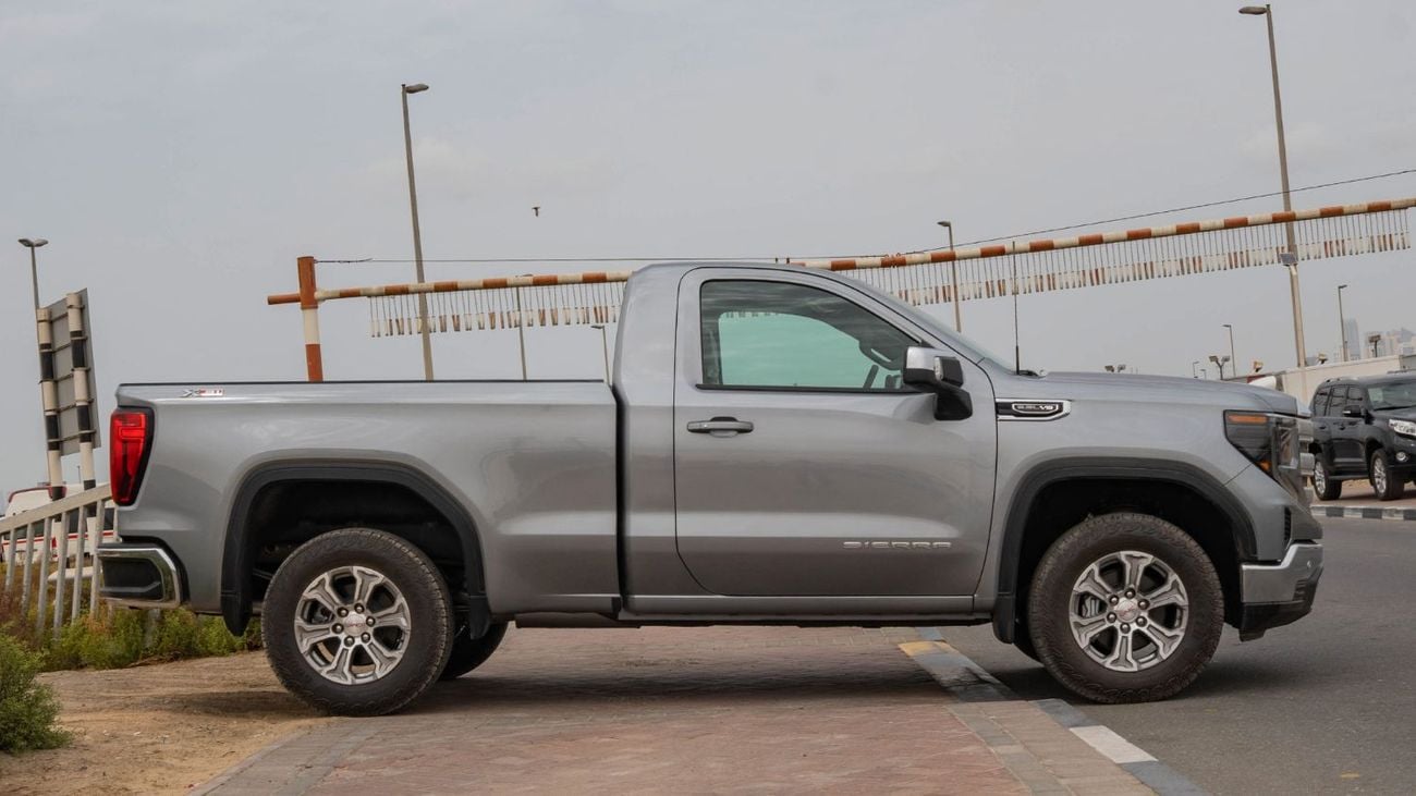 جي أم سي سييرا 2025 GMC Sierra SLE V8 5.3L AT Petrol Single Cab (Gray)