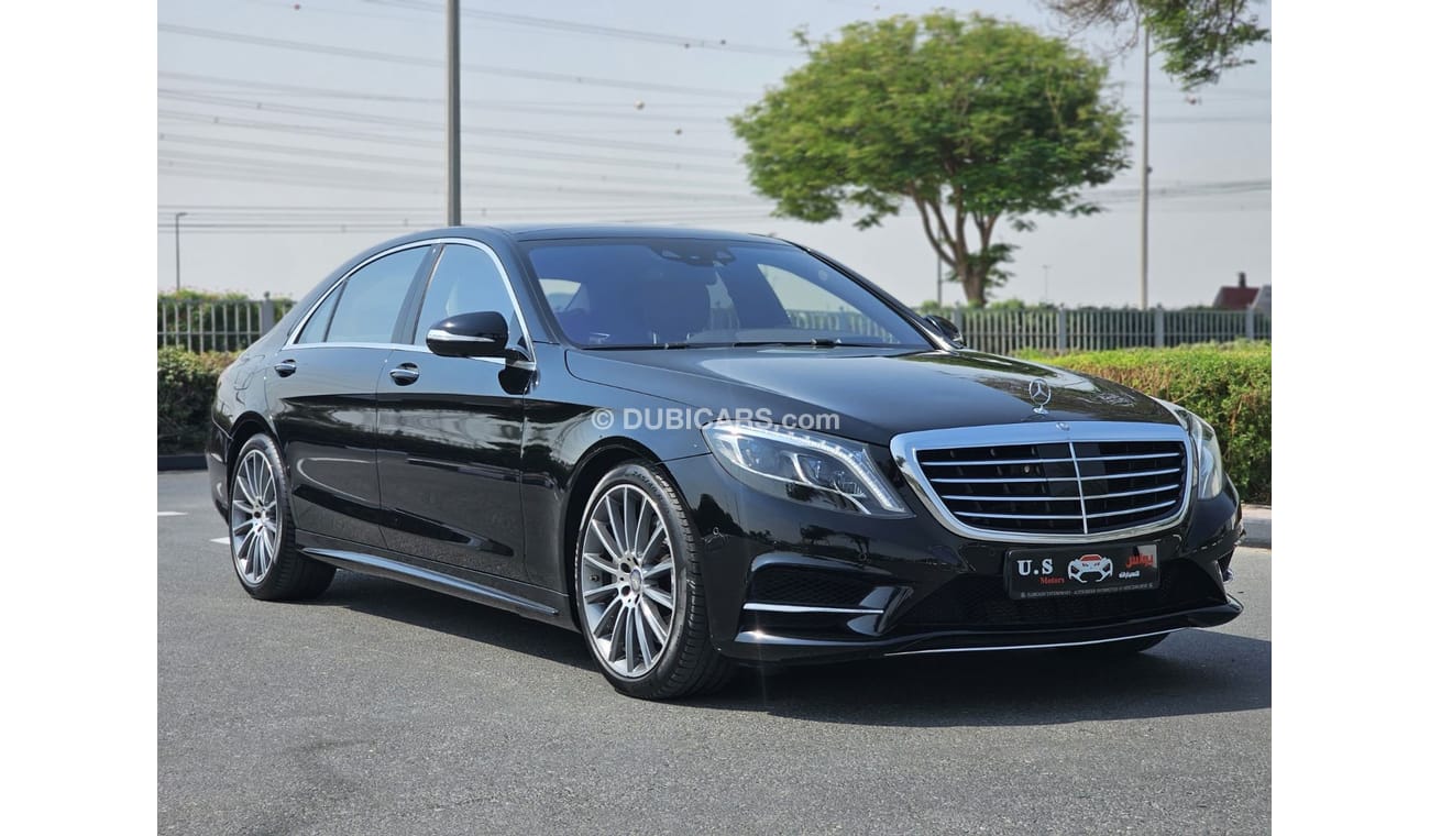 Mercedes-Benz S 500 MERCEDES S500 AMG FULL OPTION 6 BUTTONS 2015 GCC SINGLE OWNER LOW MILEAGE IN MINT CONDITION