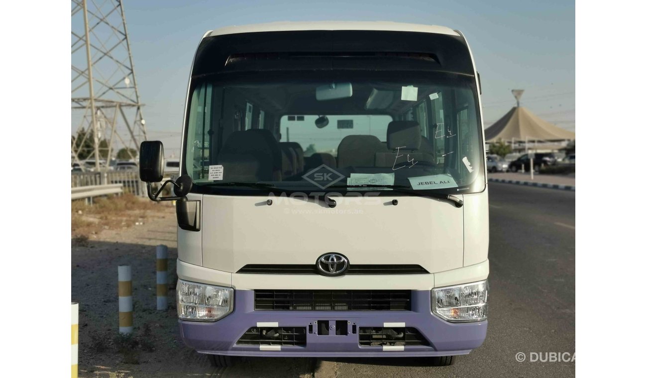 Toyota Coaster Petrol Engine, 23 Seats, Automatic Door, Dual AC - DISCOUNTED OFFER (CODE # TC01)