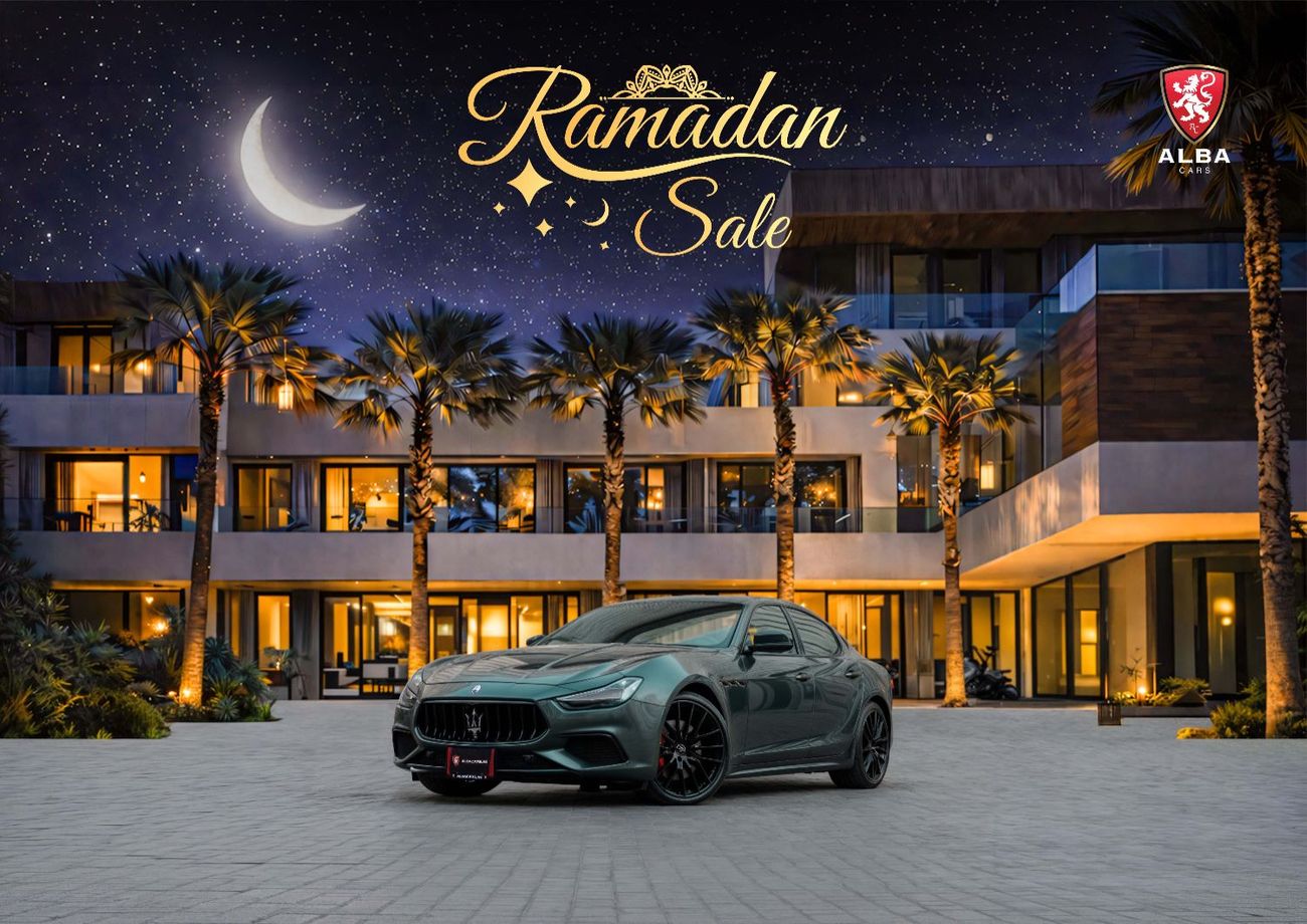 Maserati Ghibli Ghibli MODENA | 3,232 P.M | 0% Downpayment | Excellent Condition! | Ramadan Offer!