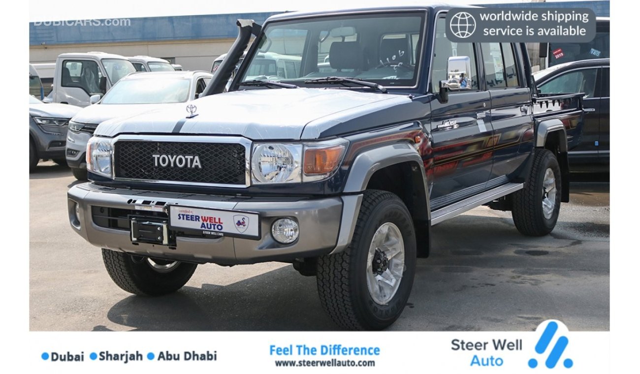 Toyota Land Cruiser Pick Up 4.0L LX V6 DUAL CABIN WITH SNORKEL, WINCH USB POWER SOCKETS