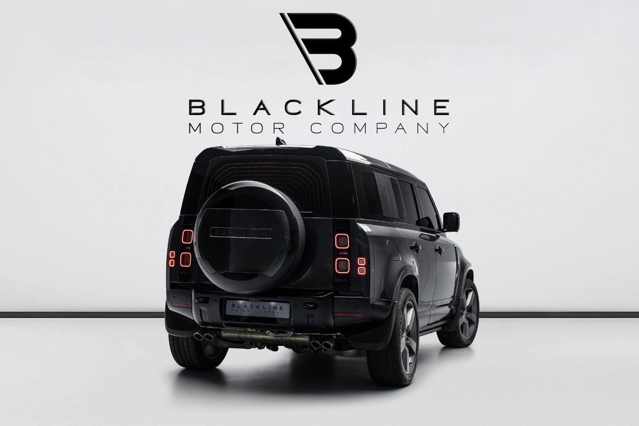 Land Rover Defender 110 X P525 5.0L BUY NOW, PAY 2027 | THE BLACKLINE STANDARD | 2025 Land Rover Defender 110 V8, 5.0 SC