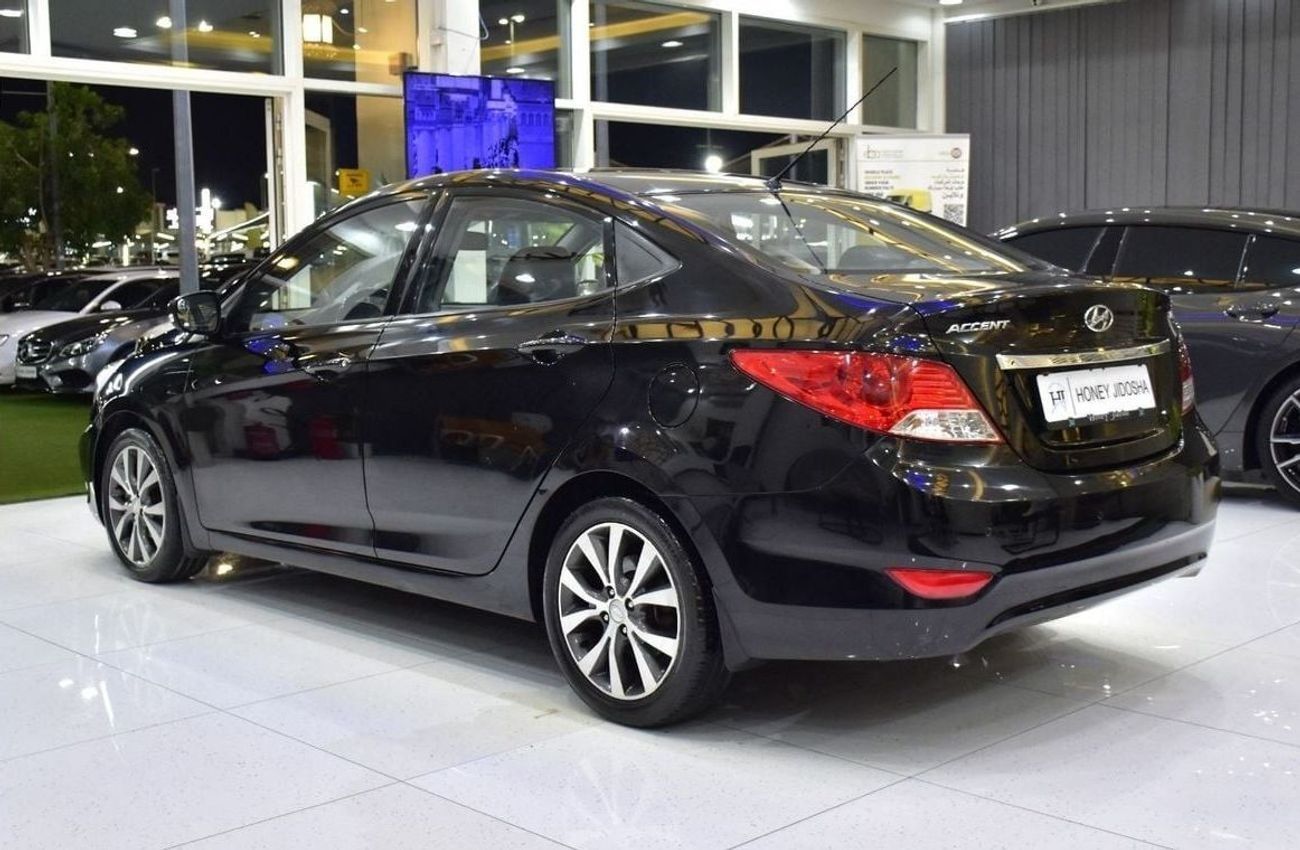 هيونداي أكسنت EXCELLENT DEAL for our Hyundai Accent 1.6L ( 2014 Model ) in Black Color GCC Specs