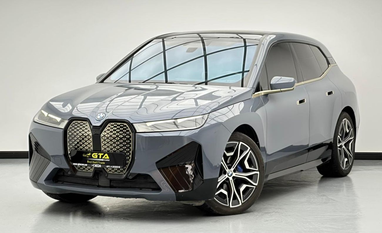 BMW iX 2023 BMW iX xDrive40i, BMW Warranty + Service Contract, BMW Full Service History, GCC