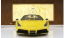 فيراري 488 2017.Ferrari 488 spider ,GCC SPECS,FULL SERVICE HISTORY, CONTRACT SERVICE