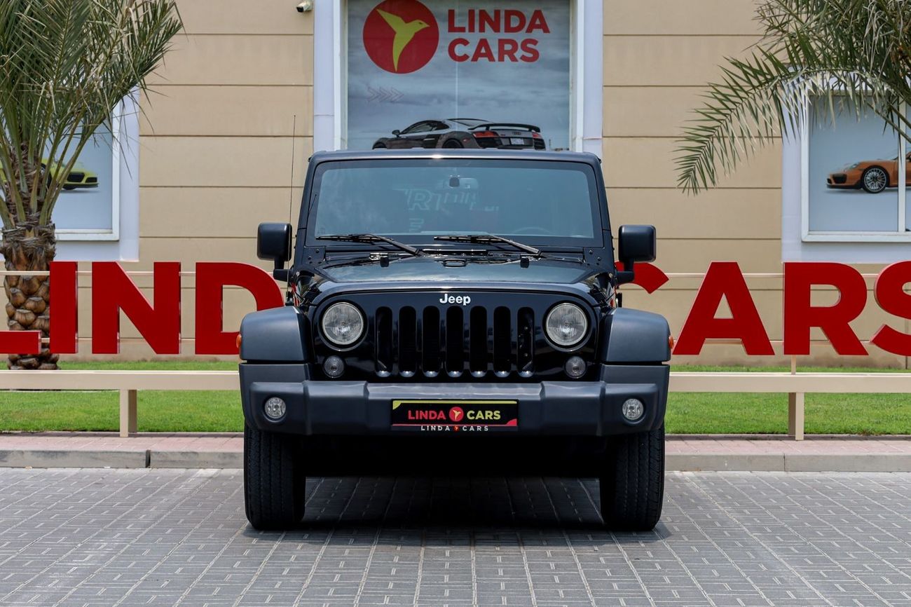 جيب رانجلر Jeep Wrangler Unlimited Sport  2018 GCC under Warranty with Flexible Down-Payment/ Flood Free.