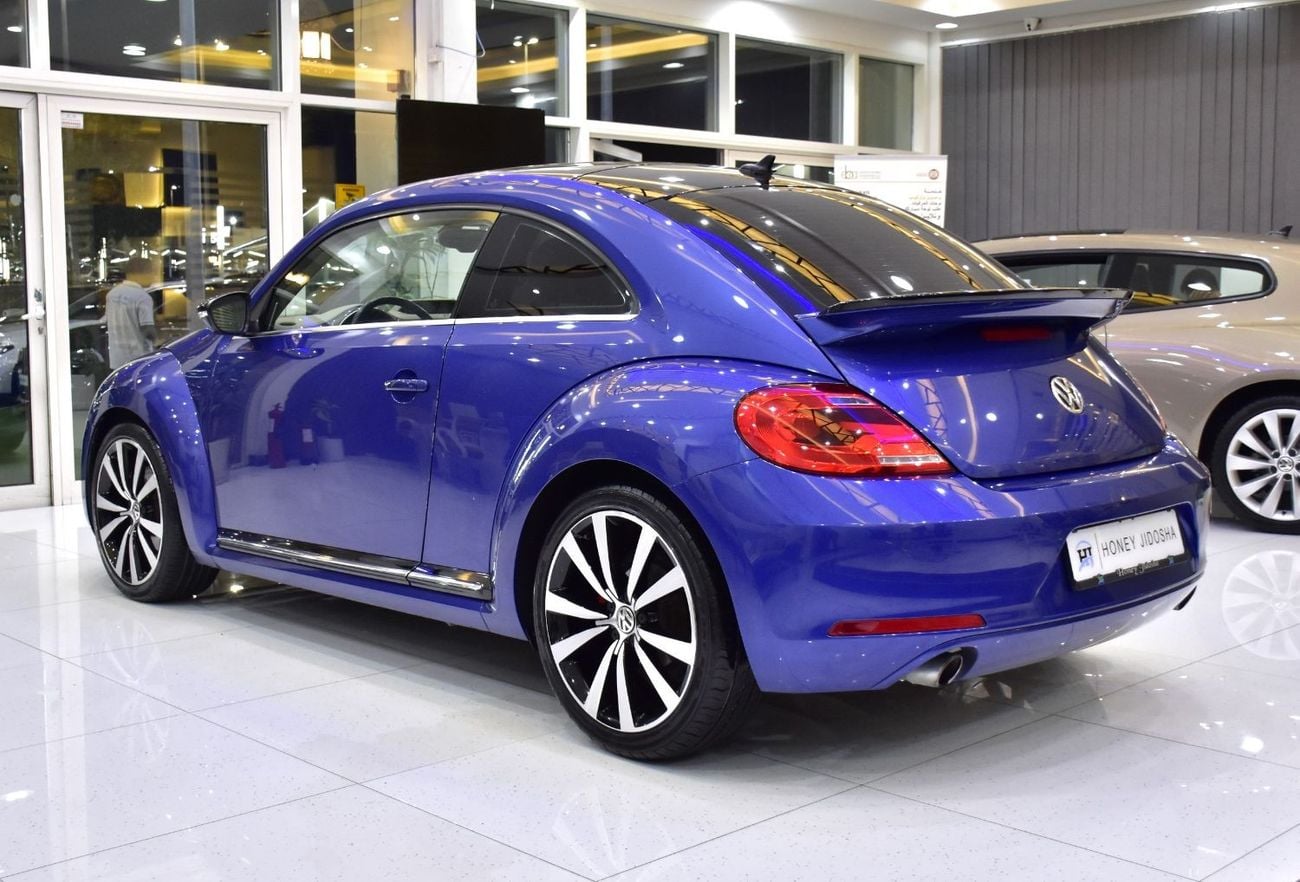 Volkswagen Beetle EXCELLENT DEAL for our Volkswagen Beetle ( 2015 Model ) in Blue Color GCC Specs