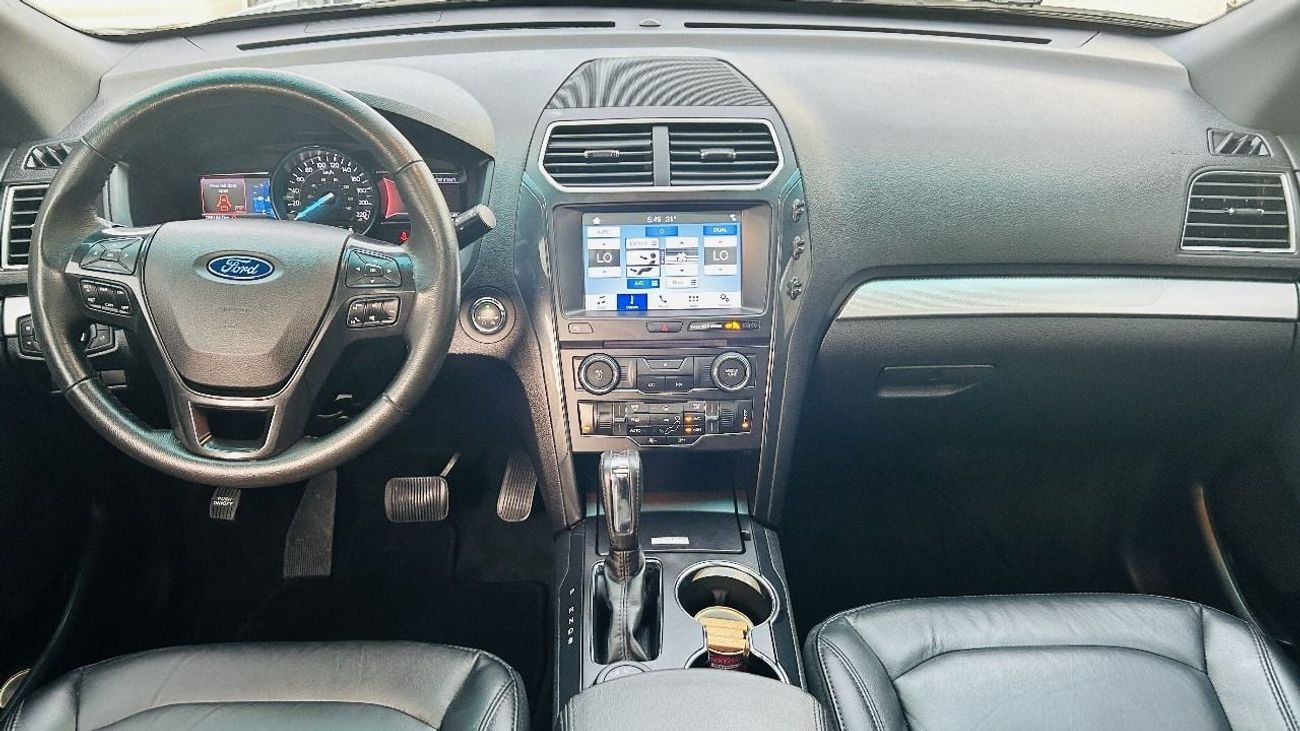 Ford Explorer AED 1,240 PM | FORD EXPLORER XLT-SPORT 2017 | FSH | MOONROOF | LEATHER SEATS | 4WD | 7 SEATS