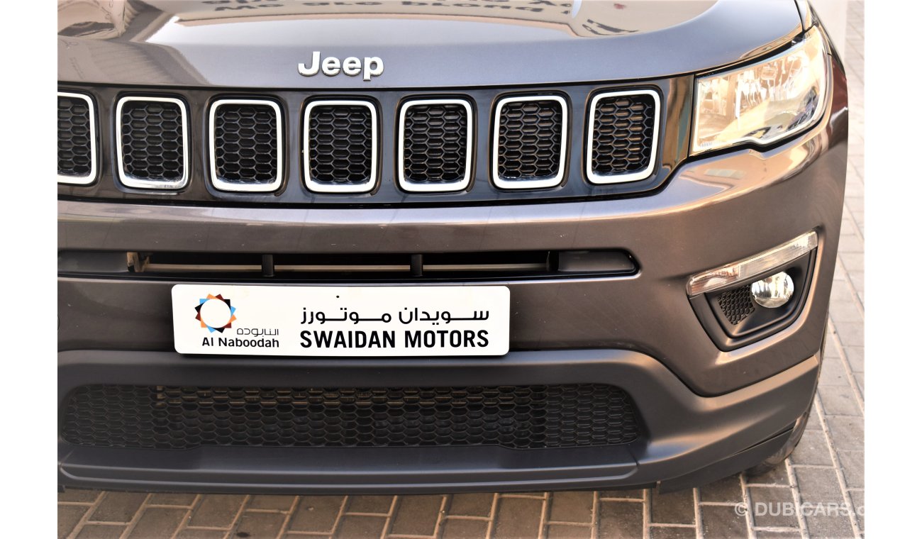 Jeep Compass AED 1762 PM | 2.4L LONGITUDE 4X4 GCC WARRANTY