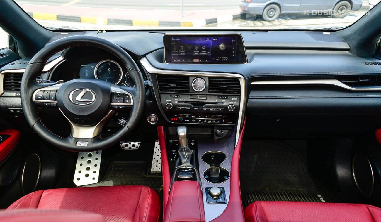 Lexus RX350 FSport، One year free comprehensive warranty in all brands.