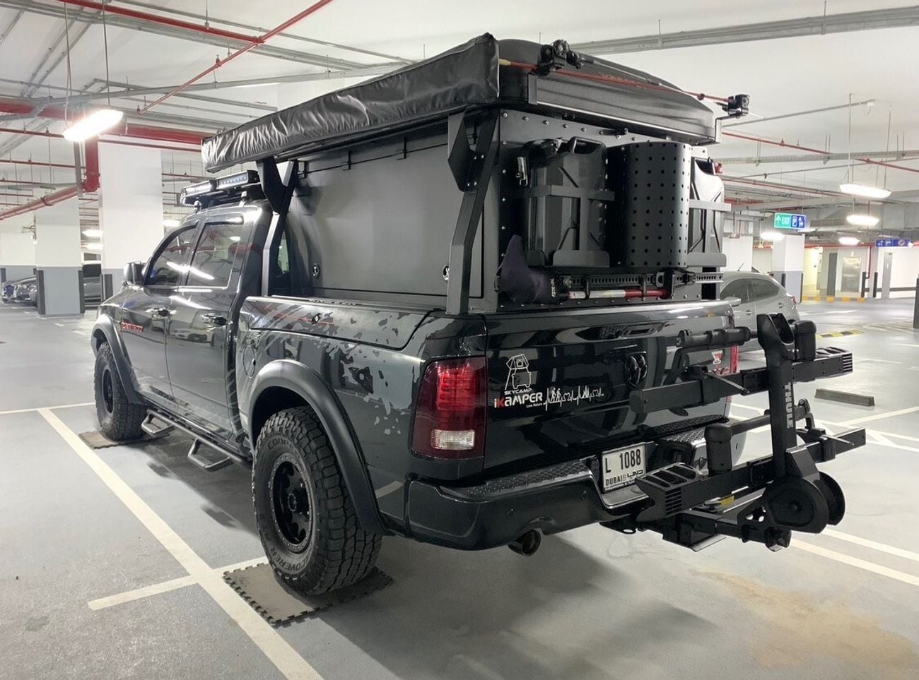 RAM 1500 GCC SPORT Fully Built Overlanding rig meant for long expositions.