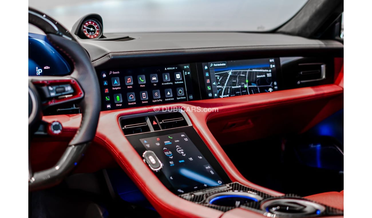 Porsche Taycan 2021 Porsche Taycan Turbo, 2025 Porsche Warranty, Carbon Ceramic Brakes, Huge Options, Low KMs, GCC