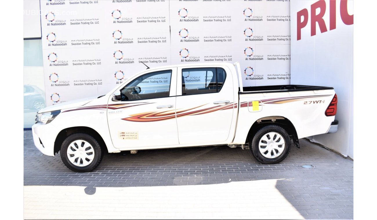 Toyota Hilux AED 1311 PM | 2.7L MT GL GCC WARRANTY