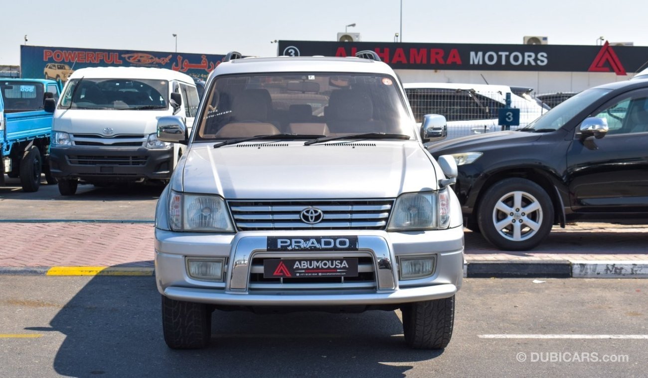 تويوتا برادو Toyota Land Cruiser Prado 2002, CC 2700, - RHD , 7 sets, 4 cylinders, 18″ wheels  AED 25500 -RZJ95-0