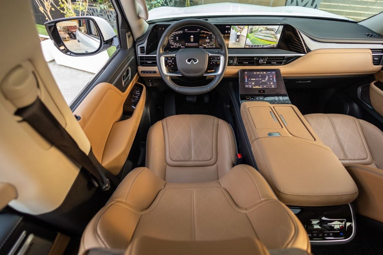 Infiniti QX80 SENSORY CAPTAIN CHAIRS Infiniti QX80 Sensory 2025 GCC | Agency Warranty