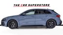 Audi RS3  AL Nabooda Warranty And Service Contract-Kemora Grey-19Inch Satin Black Rims