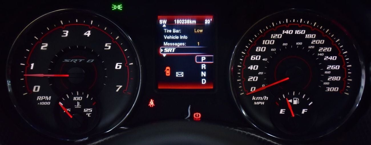 دودج تشارجر EXCELLENT DEAL for our Dodge Charger SRT8 ( 2013 Model ) in Black Color GCC Specs