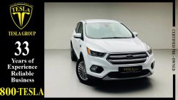Ford Escape LEATHER SEATS + NAVIGATION + ALLOY WHEELS / GCC / WARRANTY + FREE SERVICE UP 29/06/2023 / 819 DHS PM
