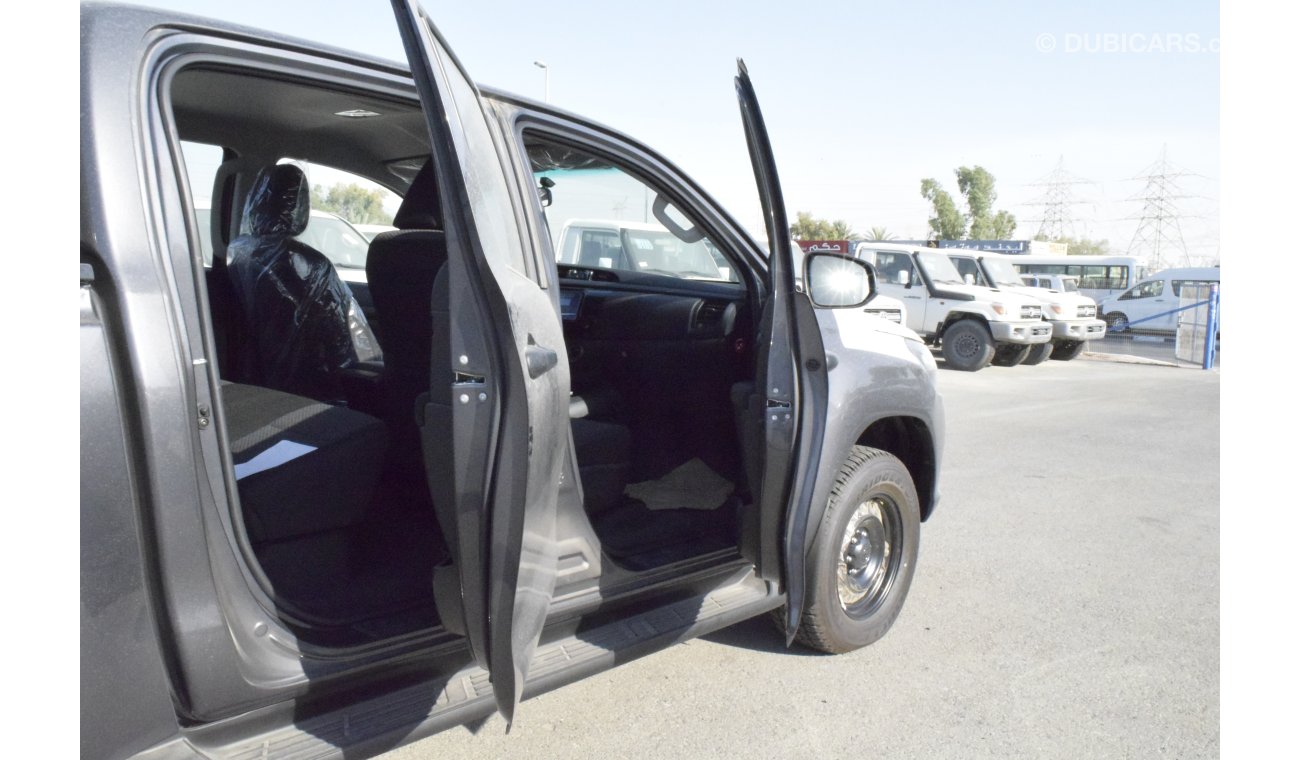 Toyota Hilux PICK UP 2.4L 4X4 DIESEL  DOUBLE CABIN GREY/SILVER 5 SEATS MANUAL TRANSMISSION ONLY FOR EXPORT