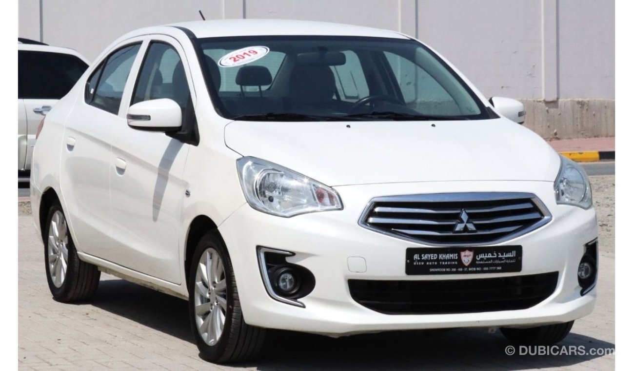 Mitsubishi Attrage GLX Mid Mitsubishi Attrage 2019 GCC in excellent condition without accidents