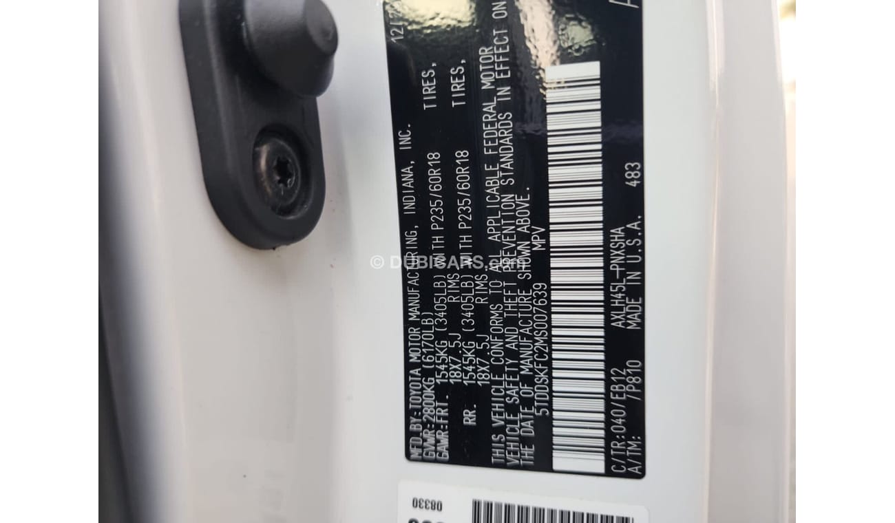 Toyota Sienna TOYOTA SIENNA HYBRID FULL OPTION