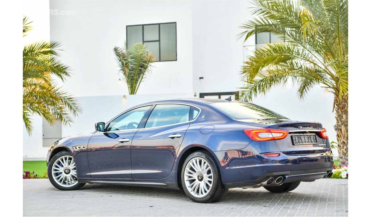 Maserati Quattroporte S -  2014 - Full Agency History! - AED 2,037 Per Month! - 0% DP