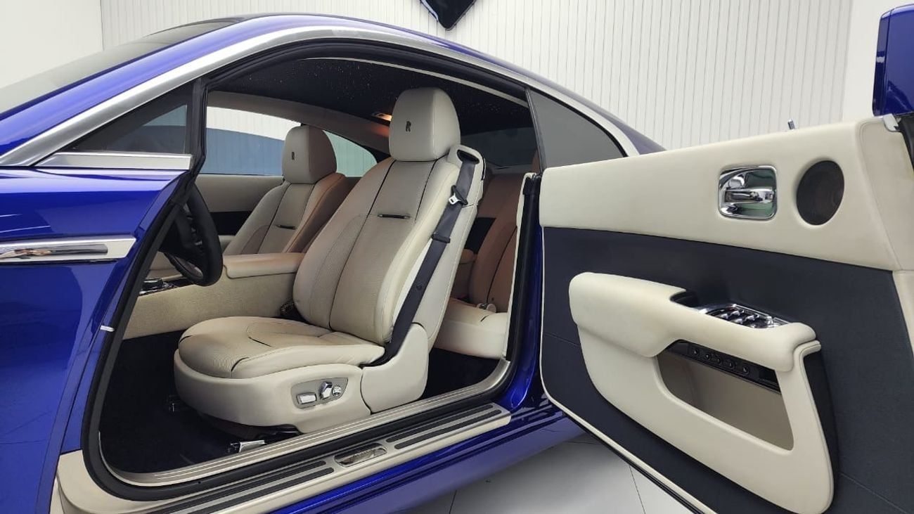 رولز رويس واريث Roll royce Wraith 2014 Full service in dubai dealer