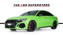 Audi RS3 STANDARD STD GCC-Exclusive Green Color-Full Leather Interior-Green Accents-Sports Exhaust