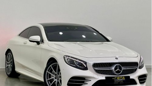 مرسيدس بنز S 560 كوبيه 2020 Mercedes S560 Coupe, 2025 Mercedes Warranty + Service Contract - Full Service History, GCC