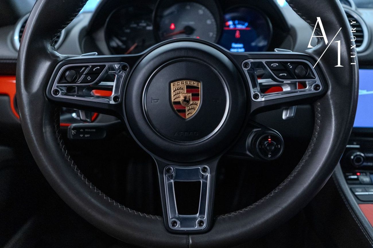 Porsche 718 Cayman S 2.5L A/T 2018 Porsche 718 Cayman S, 2026 Porsche Warranty, Sport Chrono Package, Exclusive Manufak