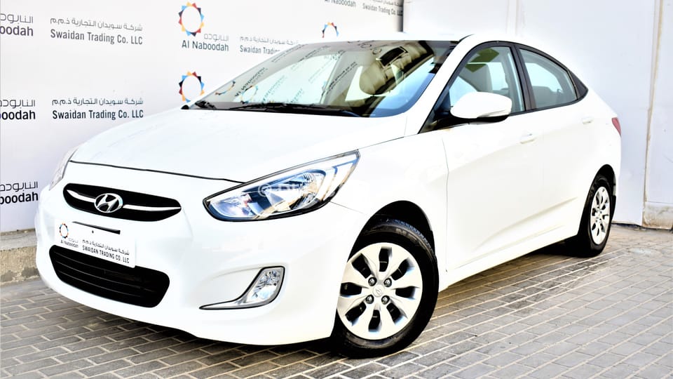 Hyundai Accent 1.6L GL 2017 GCC SPECS DEALER WARRANTY for sale AED