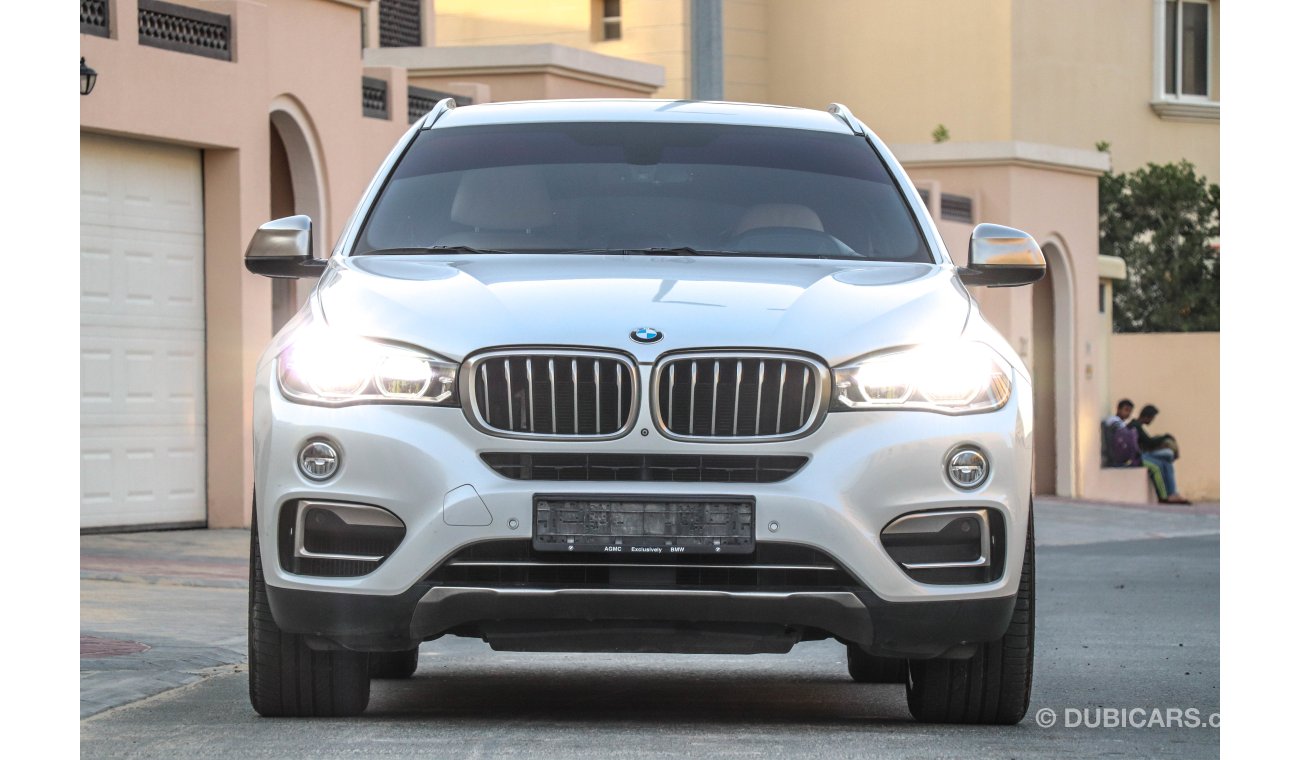 BMW X6 V8 GCC 2015 under warranty, no paint