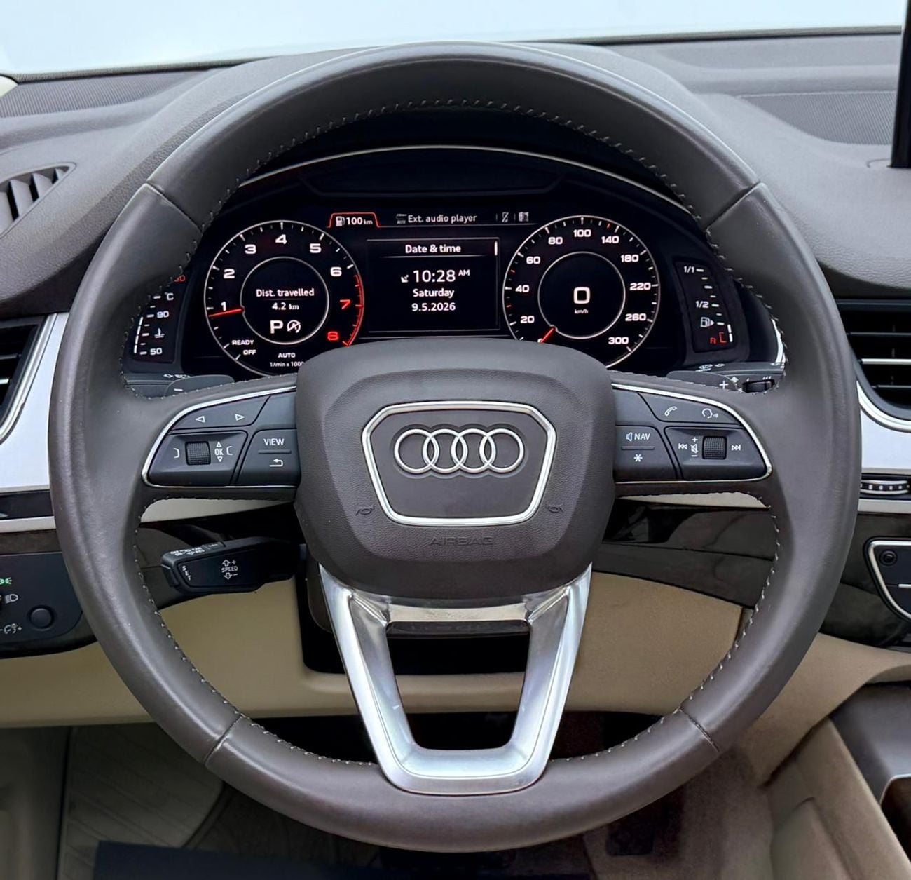 Audi Q7 45 TFSI quattro 3.0L 2017 Audi Q7 45 TFSI Quattro, Full Audi Service History, 7 Seater, Excellent Co