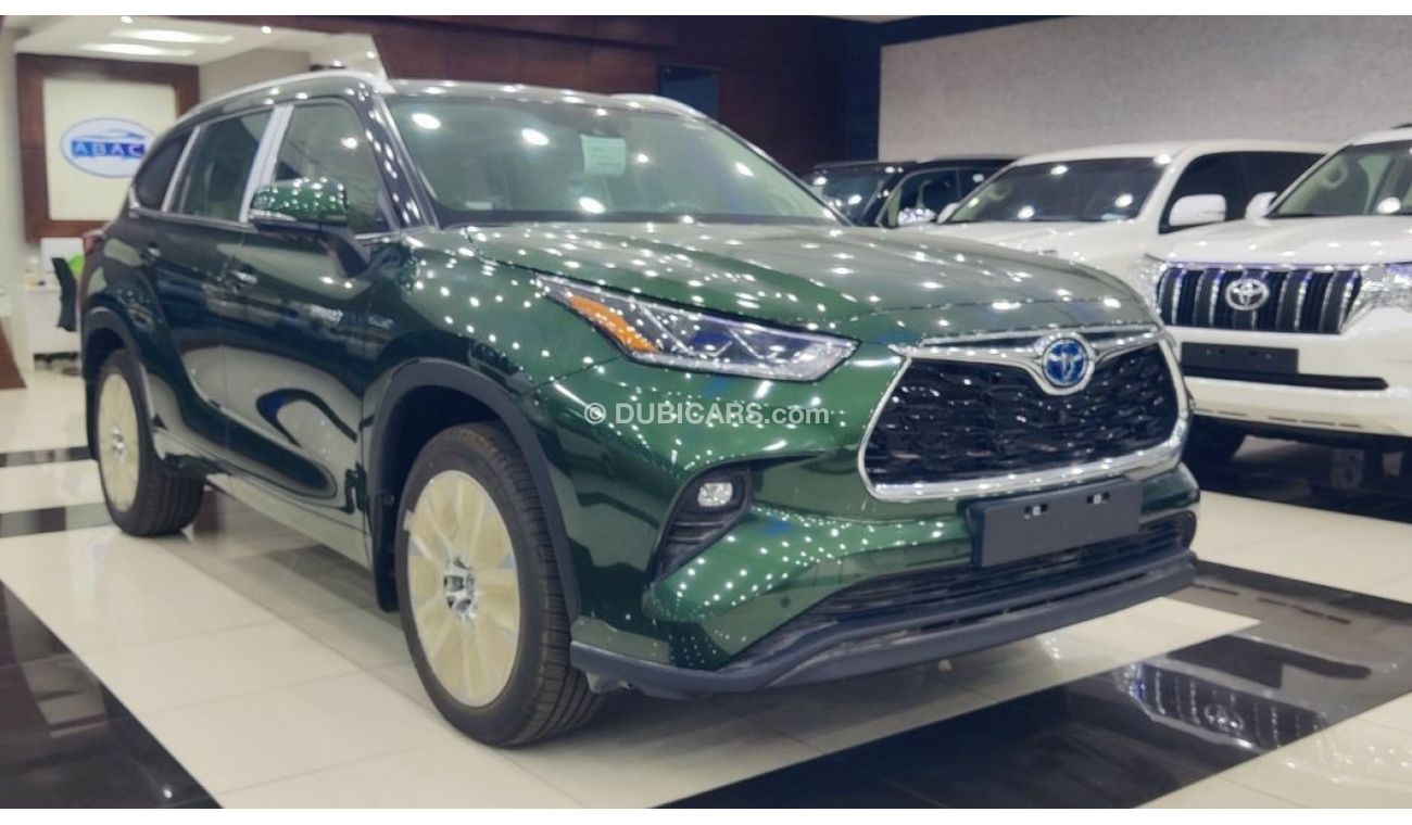 New Toyota Highlander Limited 2.5L Hybrid Auto Green Color 2023 for ...