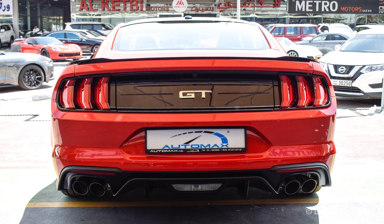 Ford Mustang 2019 GT Premium, 5.0 V8 GCC, 0km w/ 3Yrs or 100K km Warranty + 60K km Service from Al Tayer Motors