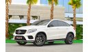 Mercedes-Benz GLE 43 AMG Coupe | 4,111 P.M  | 0% Downpayment | Immaculate Condition!