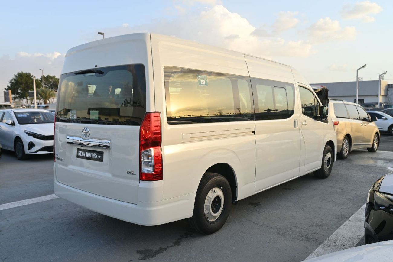 تويوتا هاياس Toyota Hiace GL Hi-Roof 3.5L V6 Petrol Automatic White Bumper, 12+1 Seater Model 2026