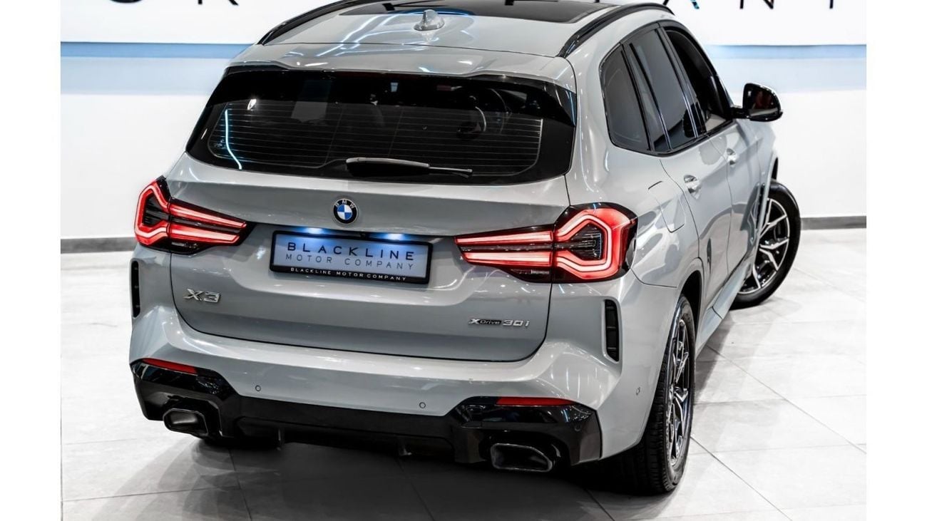 BMW X3 2022 BMW X3 xDrive 30i, 2027 BMW Warranty + Service Contract, M Sport, Low KMs, GCC