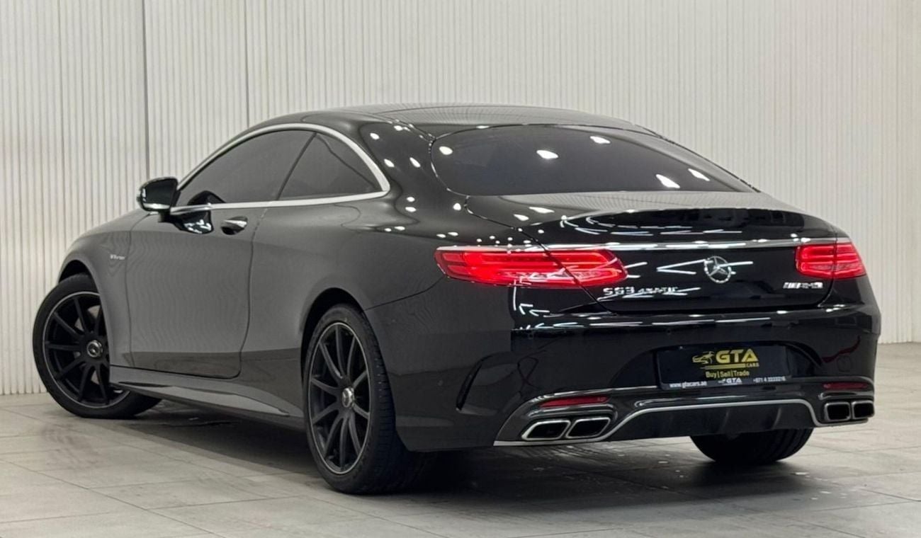 Mercedes-Benz S 63 AMG Coupe 2015 Mercedes Benz S63 AMG 4MATIC, Service History, Full Options, Excellent Condition, GCC