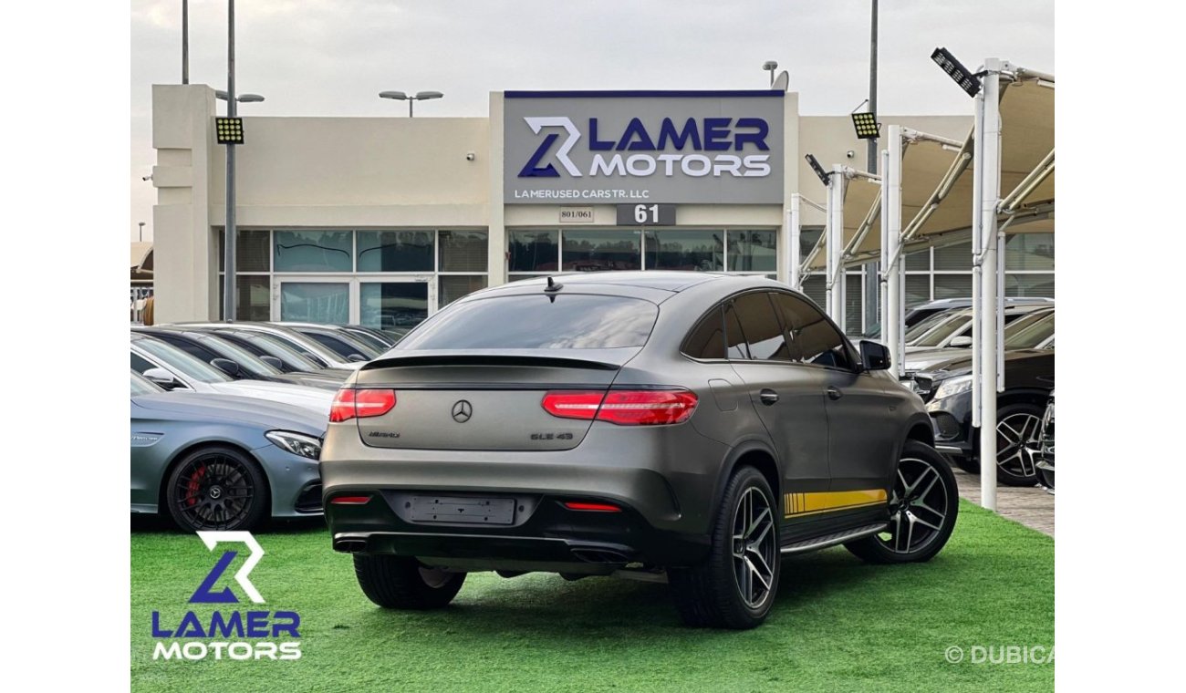 Mercedes-Benz GLE 43 AMG Coupe 2400 MONTHLY PAYMENTS / GLE43 AMG / GCC / SINGLE OWNER / WITHOUT ANY ACCIDENTS