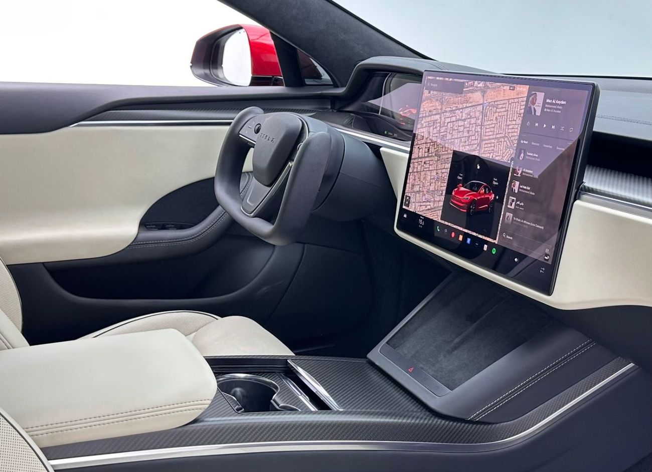 تسلا Model S 2023 Tesla Model S Plaid, 3/2028 Tesla Warranty, Tesla Full Service History, GCC