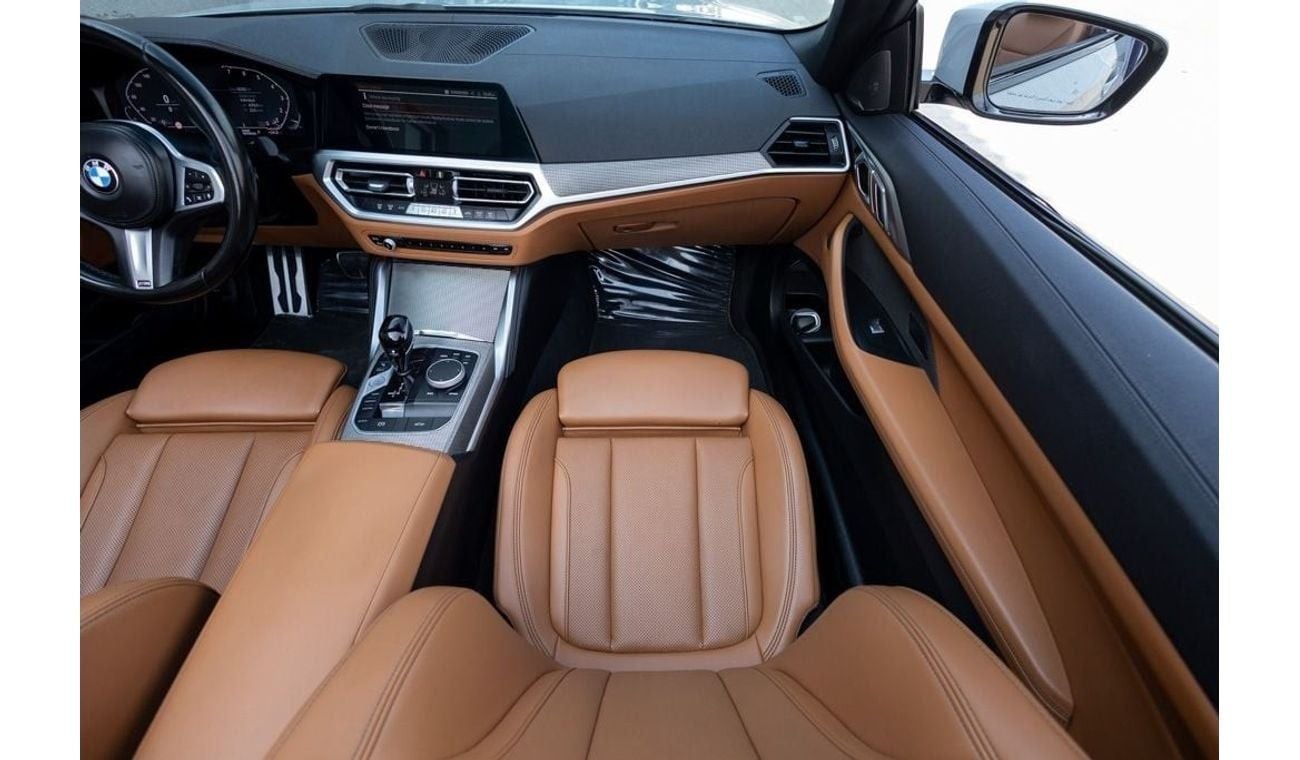 BMW 420i M Sport 2.0L BMW 420i M-Sport Convertible 2022 GCC under Agency Warranty and Service Contract with F