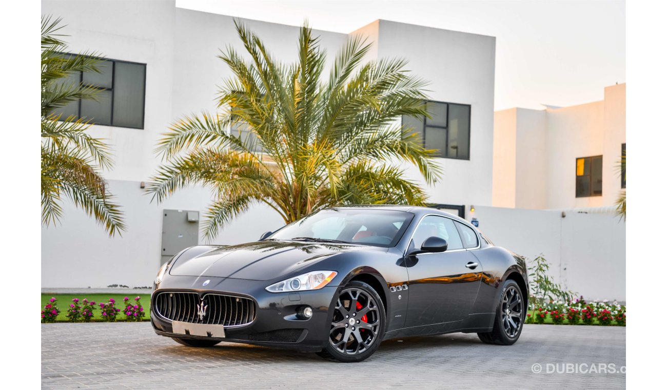 Maserati Granturismo 4.2L V8 - 1Y Warranty  - GCC - AED 2,543 PER MONTH (4 Years) - 0% DOWNPAYMENT