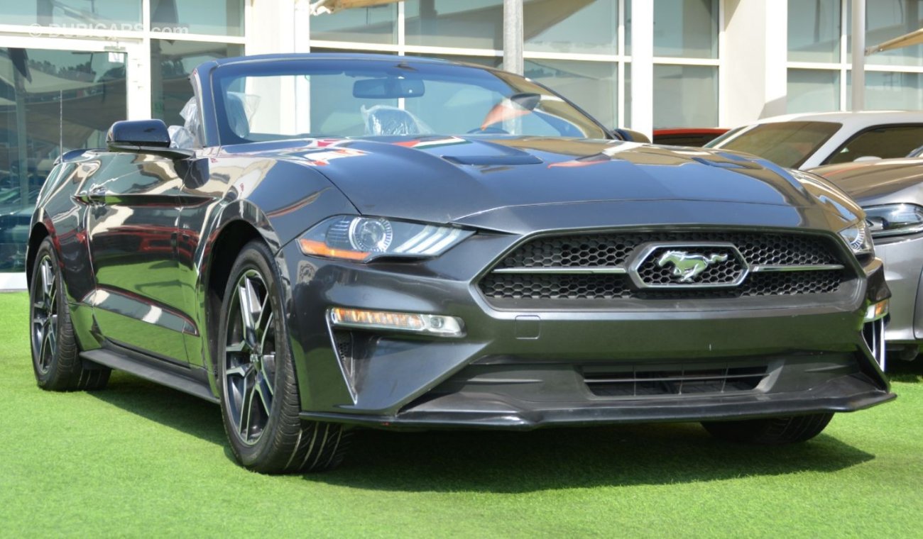 Ford Mustang Mustang Eco-Boost Convertible V4 2019/Premium FullOption/Low Miles Very Good Condition