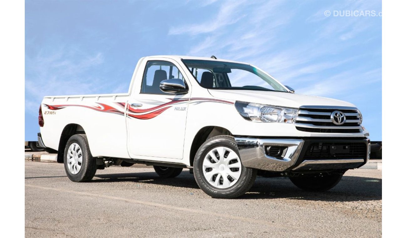 Toyota Hilux 2.7L Petrol 4x2 Single Cabin with Bluetooth, Power Windows, Power Locks and CD Player