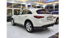 Infiniti QX70 Luxury Luxury Luxury EXCELLENT DEAL for our Infiniti QX70 ( 2015 Model! ) in White Color! GCC Specs