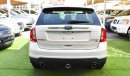 Ford Edge Gulf model 2012 leather panorama cruise control wheels sensors screen camera in excellent condition