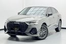 Audi Q3 2025 Audi Q3 S-line Sportback, Black edition, Audi Warranty and Service Pack, GCC