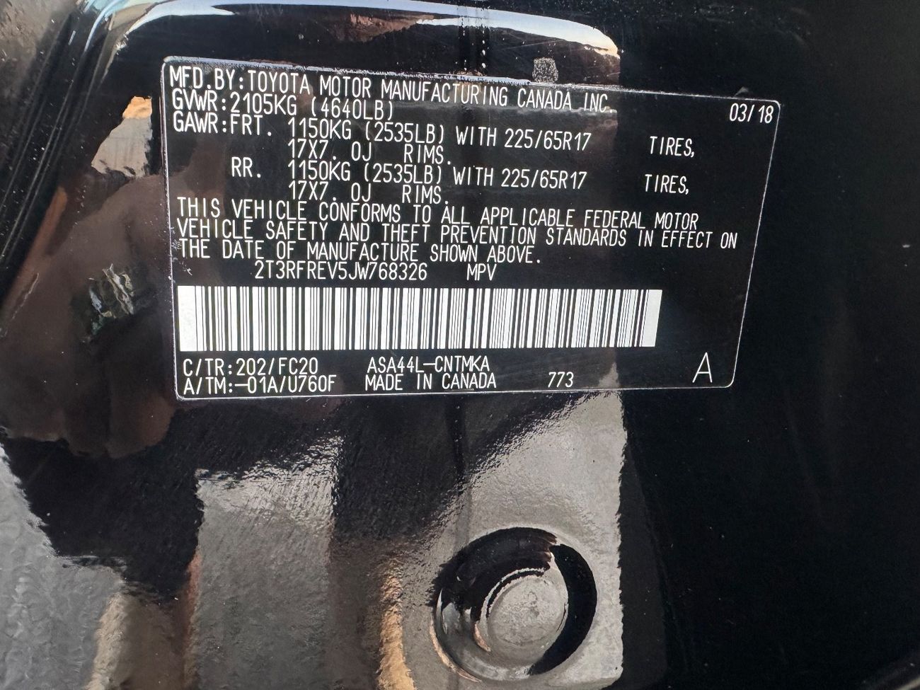 تويوتا راف ٤ XLE 2.0L